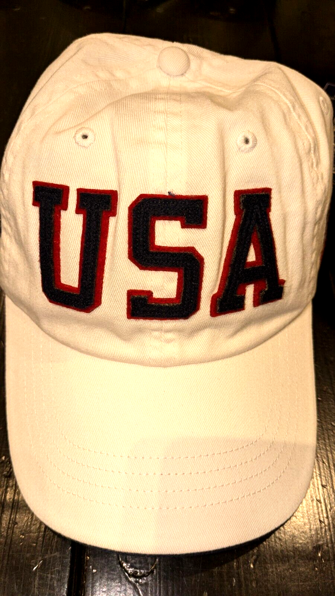 帽子 POLO RALPH LAULEN USA OLYMPIC TEAM Men's Polo Ralph Lauren White Team USA 2024 Summer Olympics