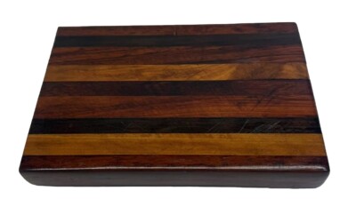 Walnut & Oak Cutting Board  12x8x2 Charcuterie Board Mixed Woods - B