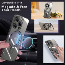 For iPhone 15 Pro Max 14 13 12 Mag Safe Magnetic Case with Camera Lens Protector