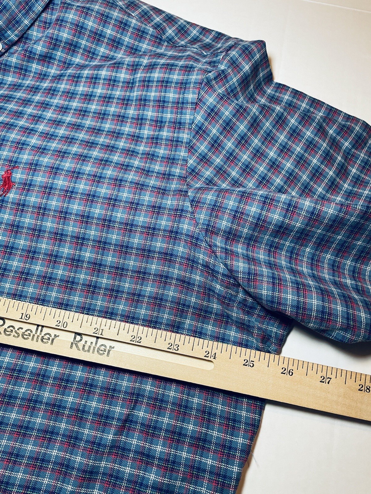 Polo Ralph Lauren Men's  XL Plaid Oxford Long Sleeve Button Down Shirt thumbnail 3