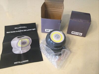 Bell&Howell Motion Activated 200 Limen Light. New