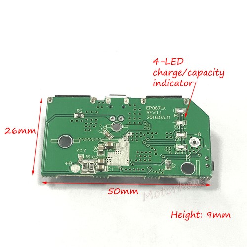 5V 2A USB 3.7V Lithium Li-ion 18650 Battery Charger PCB Module DIY Power Bank - Picture 2 of 4