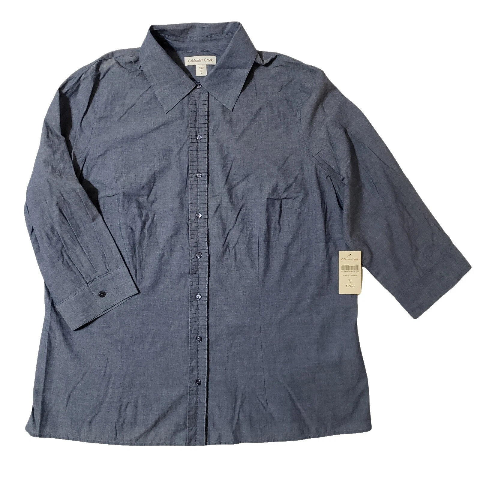 Coldwater Creek 女式荷叶边上衣