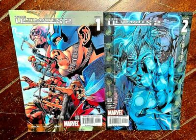 The Ultimates 2: #1 & #2, (2005, Marvel): Free Shipping!