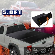 5ft Hard Tri-fold Bed Cover Fits 15-19 Chevy Colorado Gmc Canyon Tonneau Cover 5ft Hard Tri-fold Bed Cover Fits 15-19 Chevy Colorado Gmc Canyon Tonneau Cover