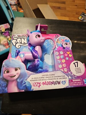 My Little Pony Unicorn Charms izzy Moonbow Figure 17 With Accessories New NIB