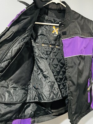 NEW XELEMENT CF464 AEGIS PURPLE TRI TEX ARMORED WOMENS MOTORCYCLE - Main Image