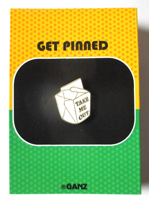 BB3 Take me out chinese food GET PINNED Enamel lapel tack pin Ganz