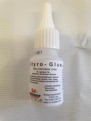 RC Multistore Sekundenkleber 20 ml für Styropor / Schaum / 040053