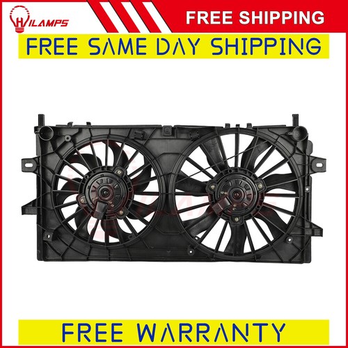For 2006 2007 2008-2013 Chevrolet Impala Radiator Condenser Cooling Fan - Afbeelding 1 van 9