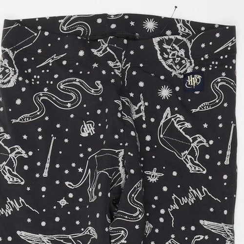 Marks and Spencer Girls Black Celestial Ankle Leggings 13-14 - Picture 8 of 12