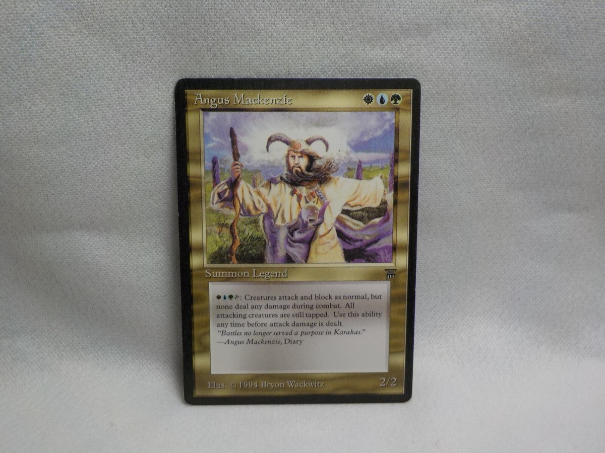 ANGUS MACKENZIE MAGIC THE GATHERING LEGENDS MTG Trading Card 1994