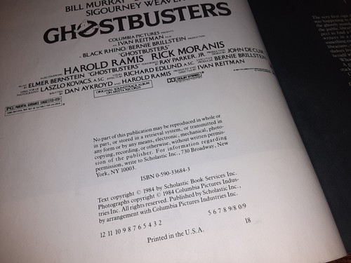 Ghostbusters Storybook 1984 Vintage Classic Printed in USA Bill Murray 70 Photos - Picture 9 of 12