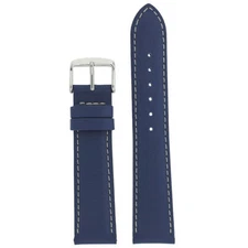 Watch Band Strap Cobalt Blue Genuine Extra Soft Leather BND625