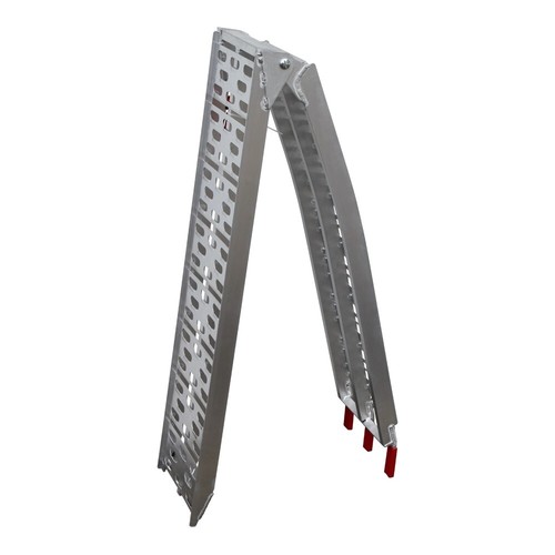 Grafner Auffahrrampe 2er Set Alu Rampe Klappbar Verladerampe 340kg 226x29,5cm - Bild 4 von 7