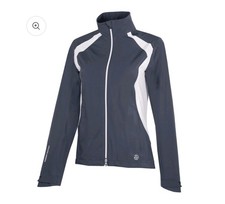 Galvin Green Amy Ladies Waterproof Golf Jacket Navy/White Size L *BRAND NEW*