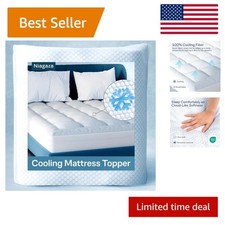 Niagara Cooling Full Mattress Topper - Quilted Breathable for Ultimate Comfort
