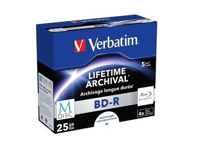 Verbatim 5 Rohlinge M-Disc Blu-ray BD-R full printable 25GB 4x Jewelcase