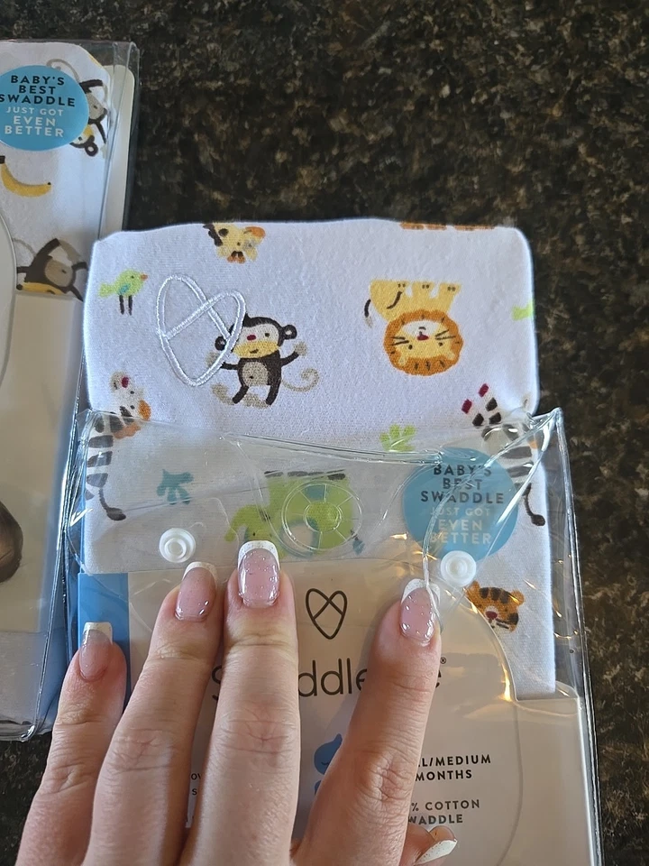 Cobertores Swaddle Me originais pequenos de 0 a 3 meses - Imagem 4 de 4