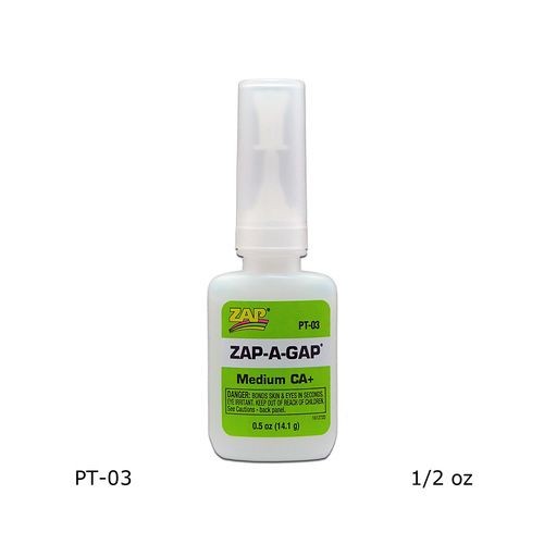 Colle Cyanoacrylate (super Glue) POLY-ZAP PT03 - Pour Maquettes Et Remplissage De Joints - 1/2 Oz (15ml)