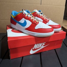Nike Dunk Low QS x LeBron James Fruity Pebbles Red Blue White Men s Size 10.5