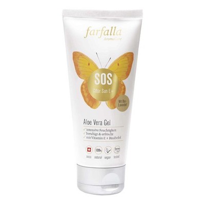 Natural Sun Care - SOS After Sun E+ Aloe Vera Gel 100ml | FARFALLA