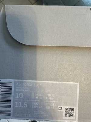 Nike Air Force 1 Low '07 White Travis Scott Utopia Edition Sz 10