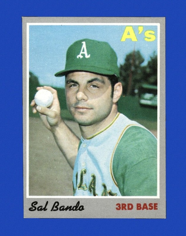 1970 Topps Set-Break #120 Sal Bando NR-MINT *GMCARDS*