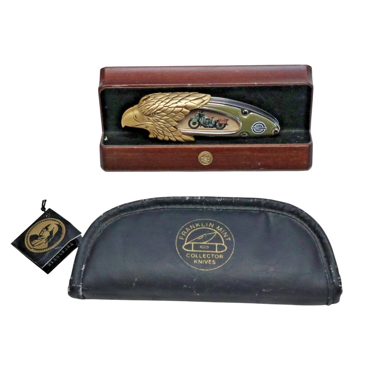 Franklin Mint Harley-Davidson U.S. Army 45 Folding pocket knife | eBay