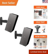 Practical Speaker Wall Mount Pair - Tool-Free Setup - Holds Speakers Up to 8 lbs