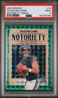 2024 PANINI MOSAIC NOTORIETY GREEN #18 CALEB WILLIAMS ROOKIE RC PSA 9