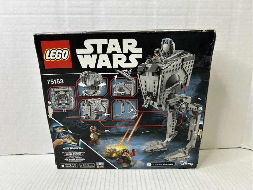 NEW Lego 75153 Star Wars AT-ST Walker Set Disney New Sealed Box Z6 - Image 2 of 4