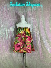 Carolina Herrera Floral Babydoll Minidress Sz 6 AUTHENTIC NWT