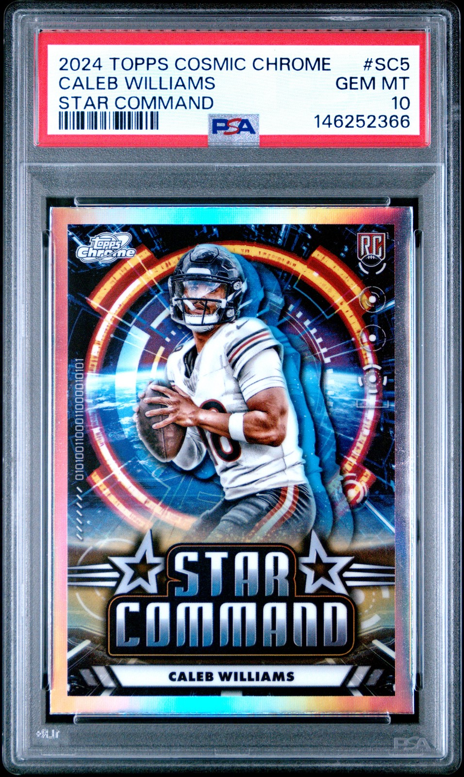 Caleb Williams Topps Cosmic Chrome Star Command #SC5 Base