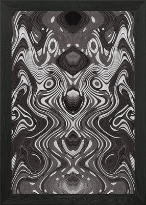 marbles gre gerahmtes Wandbild Poster Leinwanddruck Bild