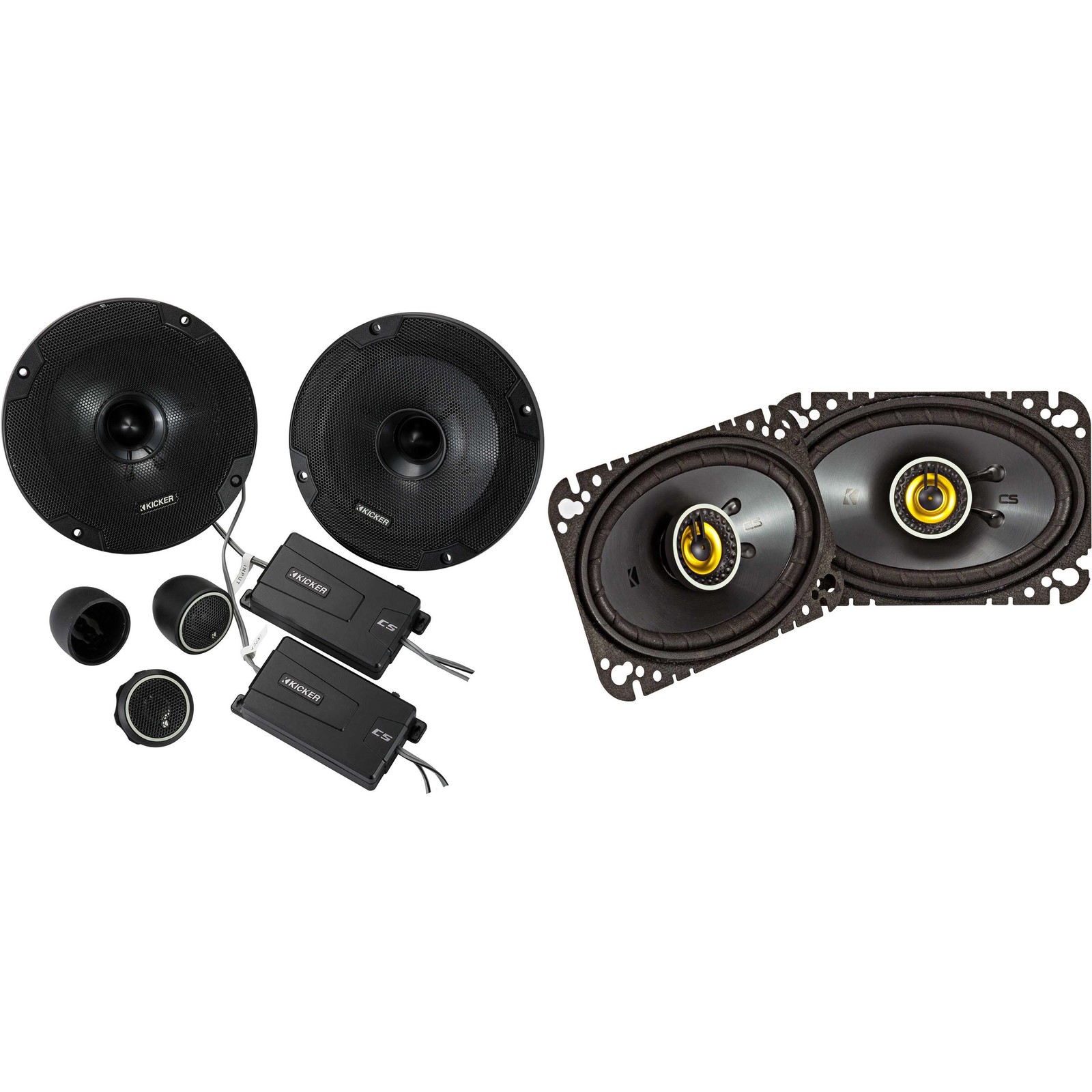 Kicker 46CSS654 CS-Series CSS65 6.5-Inch (160mm) Component S
