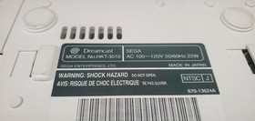 Japanese Sega Dreamcast HKT-3010 NTSC-J Console Parts/Repair Does not Read Discs