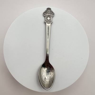 *Boomerang*　Rolex spoons Vintage 90s Rolex Bucherer Lugano Souvenir Spoon Silver Tone