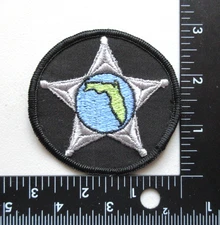 FLORIDA STATE STAR SECURITY GUARD POLICE UNIFORM JACKET VEST SEW ON PATCH