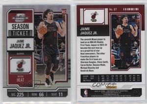 2023 Contenders Optic Season Ticket Silver Prizm Jaime Jaquez Jr #67 Rookie RC