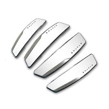 White Slim Door Edge Trim Guards - High Glossy - Bumper Protector Trim Guard