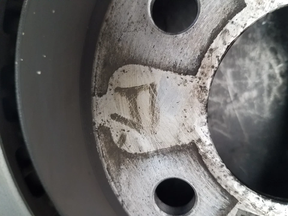 Rotores de freio dianteiro Audi S6 Quattro C7 2014 #1779 - Imagem 3 de 4