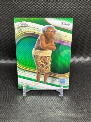 KELE 2025 Topps Chrome Green Refractor Base Card #13 - 24/99 MOANA