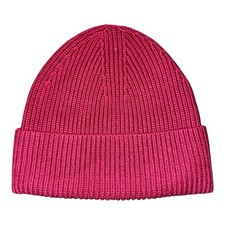 Lululemon Ribbed Merino Wool Blend Knit Beanie Pomegranate L/XL NWT Winter Hat