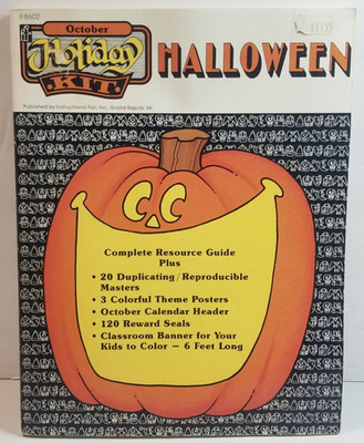 October Holiday Kit Halloween -  Suzanne Lowe Wilke 1988 Educational Work Book