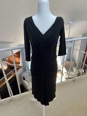 Melinda Eng Black Cocktail Party Dress Size 6 Classy Simple Vintage | eBay