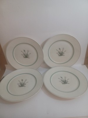 Royal Copenhagen Set Of 4 Fuglsang Pattern 9.5 Inch Vintage Dinner Plates