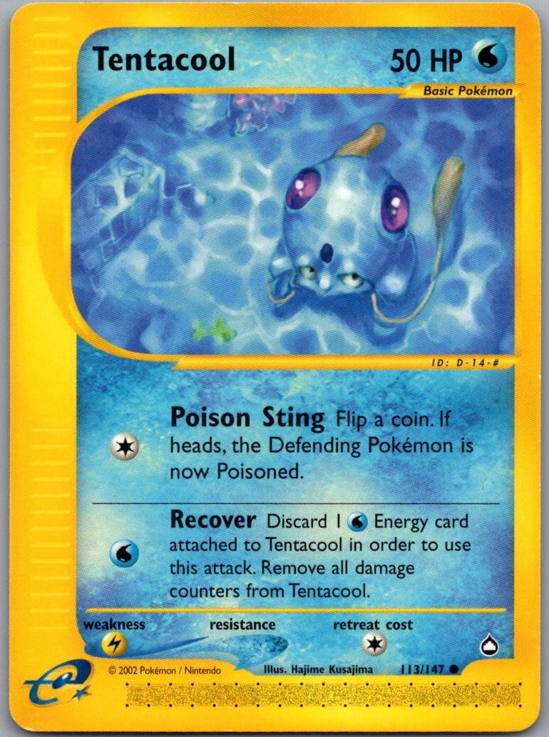 Aquapolis #113/147 Tentacool