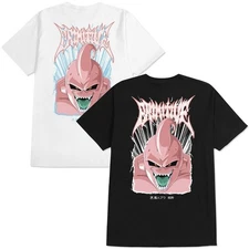 Primitive Skate X Dragon Ball Z Men's T-Shirt Super Majin Buu Japanese Anime Tee