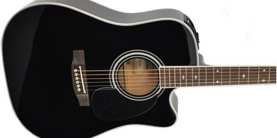 Takamine EF341SC BL Black Acoustic Electric Guitar World Standard Series